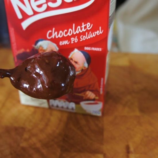 Receita de Ganache Falso com Chocolate em Pó