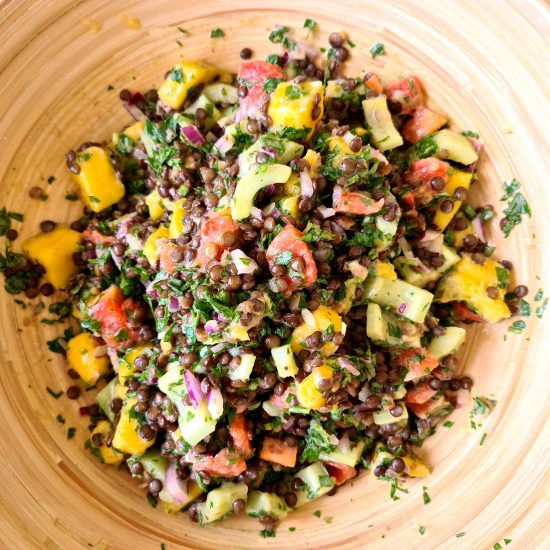 Receita de Salada de Lentilha